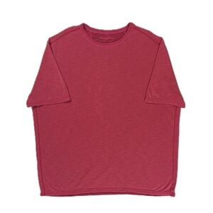 Tommy Bahama 74% Modal Tencel 26% COOLMAX Polyester red t shirt men XL